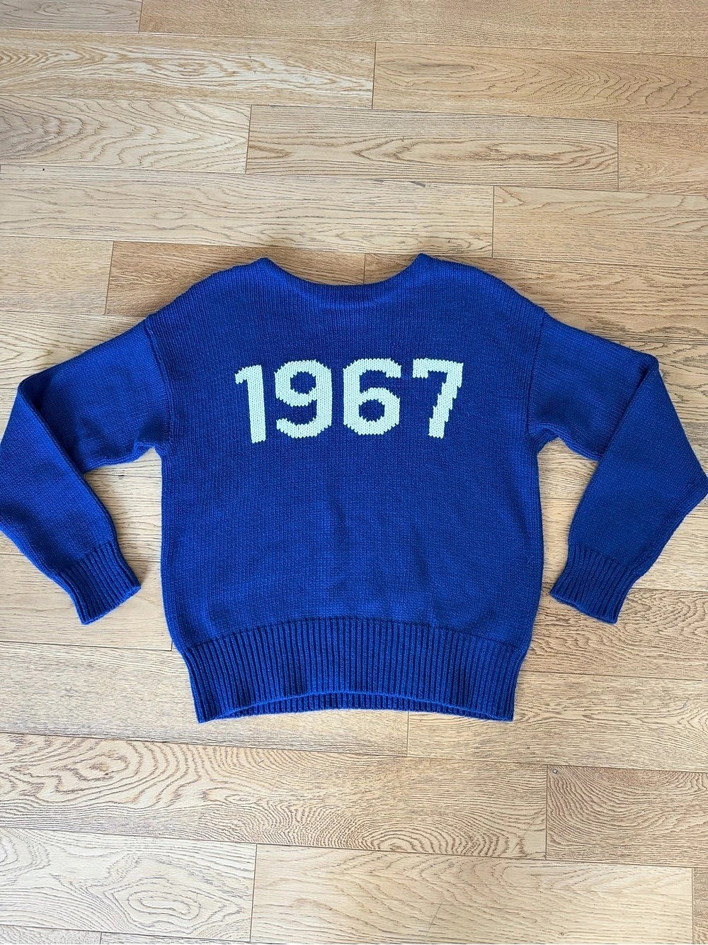 Polo Ralph Lauren 1967 Embroidered Intarsia Sweater Crewneck Boatneck Cotton